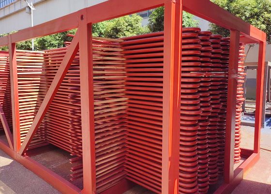 廃棄物熱回収 ボイラー 交換熱コイル 蛇形コイルヒーター スーパーヒーターチューブ