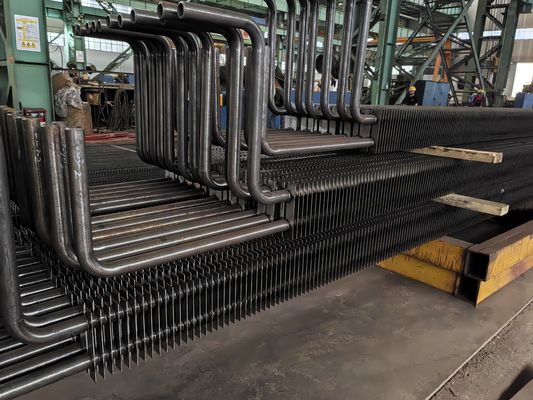 ASME 熱交換用炭素鋼ボイラー H 低保守コストのフィンチューブ