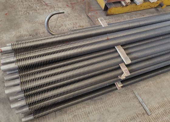 高温環境のための合金または炭素鋼ボイラースピラルフィンチューブ