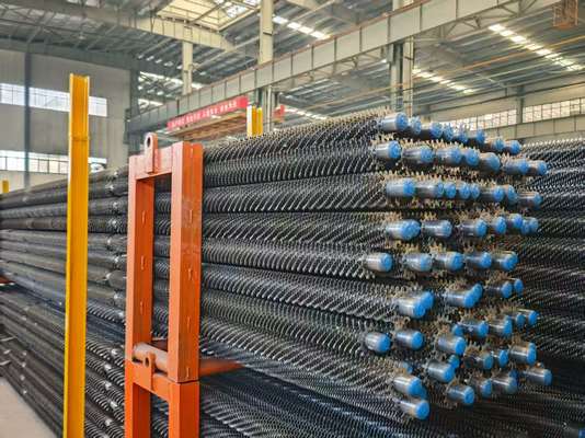 熱を散らすため,ステンレス鋼のボイラーフィンチューブ