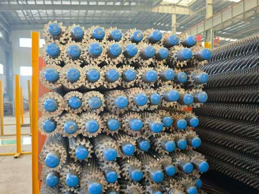 熱を散らすため,ステンレス鋼のボイラーフィンチューブ