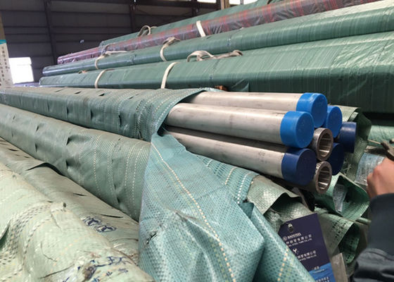 溶接される産業ステンレス鋼はAstm A312 Tp304 Sch10 6000mmを配管します