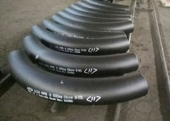 8" SCH80肘の鋼鉄ボイラー管/Ss 90程度の肘BW B16.9の黒の絵画
