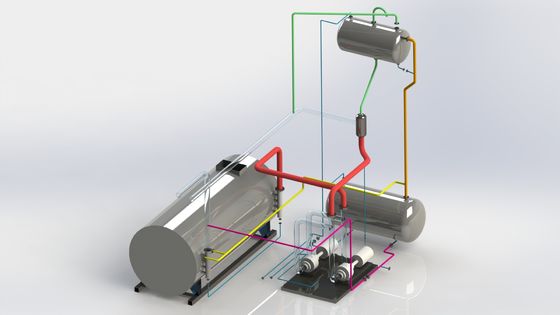 ガス燃焼LPGの蒸気の熱伝導オイルのボイラー高熱の利用
