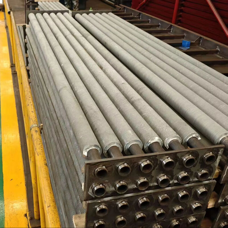 ボイラー用途向け、高剛性・低流体抵抗のカスタム工業用グレードスパイラルフィンチューブ